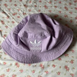 Purple Adidas Bucket Hat